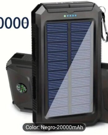 Banco de Energía Solar 20000 mAh