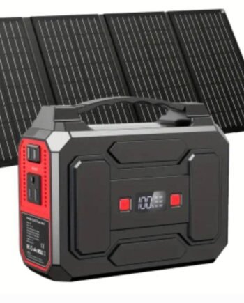 Estación de energía de 100W con panel solar plegable de 40 W