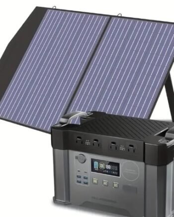 Estación de energía portátil Allpowers de 2400W con panel solar de 100W