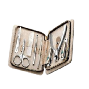Juego de manicura 8 en 1(estuche plateado)