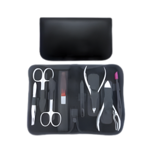 Juego de manicura y pedicura(estuche negro)